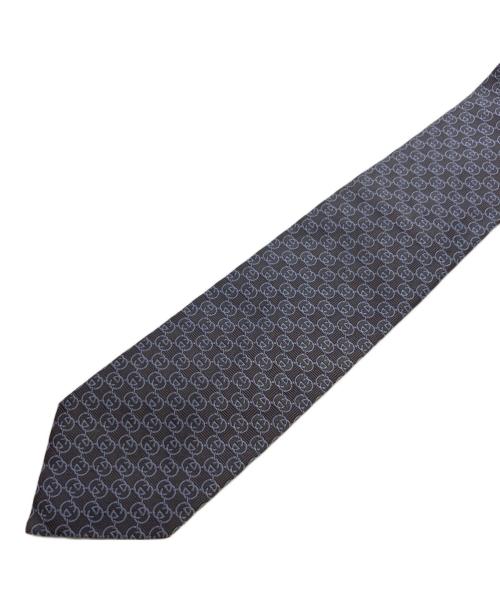 GUCCI（グッチ）GUCCI (グッチ) ネクタイ グレー サイズ:フリーの古着・服飾アイテム