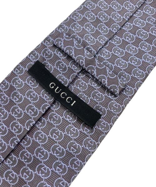 GUCCI（グッチ）GUCCI (グッチ) ネクタイ グレー サイズ:フリーの古着・服飾アイテム