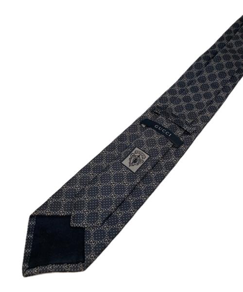 GUCCI（グッチ）GUCCI (グッチ) ネクタイ　GG総柄 ダークグレー サイズ:表記無しの古着・服飾アイテム