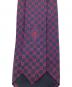 中古・古着 GUCCI (グッチ) ネクタイ ネイビー×レッド サイズ:無し：7000円