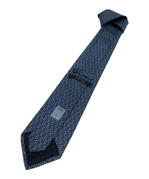 GUCCI（グッチ）GUCCI (グッチ) ネクタイ ブルー×ライトブルー サイズ:不明の古着・服飾アイテム