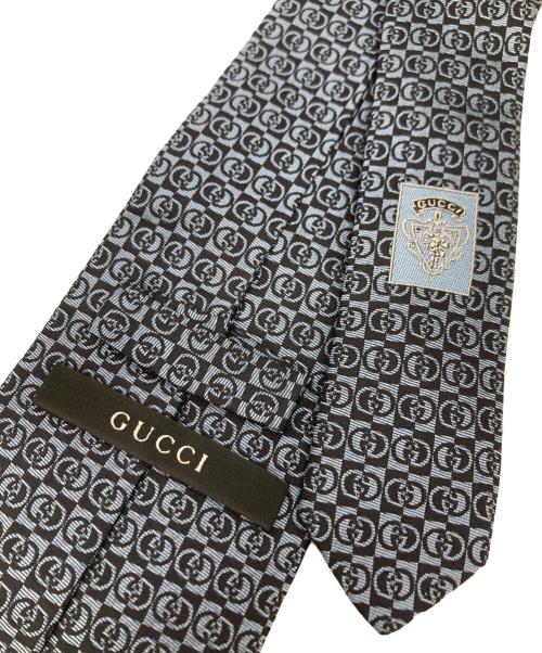 GUCCI（グッチ）GUCCI (グッチ) ネクタイ ブルー×ライトブルー サイズ:不明の古着・服飾アイテム