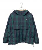 LACOSTEラコステ）の古着「中綿入りブラックウォッチアノラック」｜グリーン