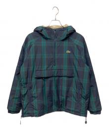 LACOSTE（ラコステ）の古着「中綿入りブラックウォッチアノラック」｜グリーン