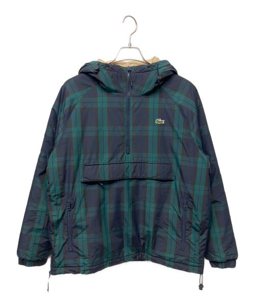 LACOSTE（ラコステ）LACOSTE (ラコステ) 中綿入りブラックウォッチアノラック グリーン サイズ:Mの古着・服飾アイテム