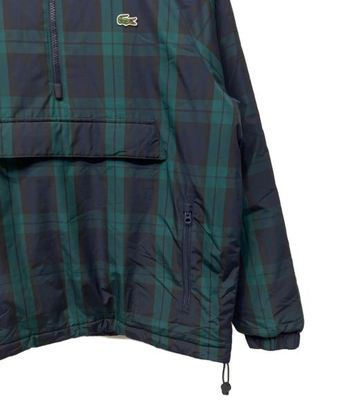 LACOSTE（ラコステ）LACOSTE (ラコステ) 中綿入りブラックウォッチアノラック グリーン サイズ:Mの古着・服飾アイテム