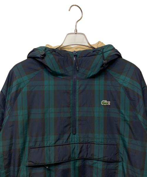 LACOSTE（ラコステ）LACOSTE (ラコステ) 中綿入りブラックウォッチアノラック グリーン サイズ:Mの古着・服飾アイテム