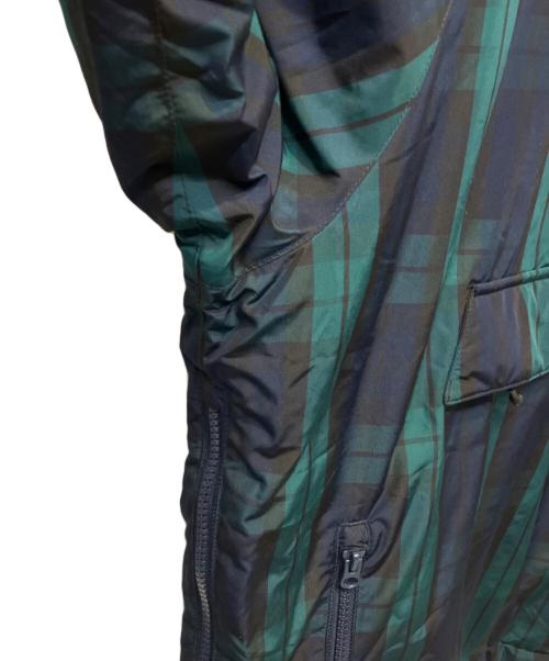 LACOSTE（ラコステ）LACOSTE (ラコステ) 中綿入りブラックウォッチアノラック グリーン サイズ:Mの古着・服飾アイテム
