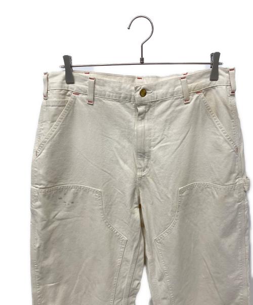 CarHartt（カーハート）CarHartt (カーハート) ダブルニーペインターパンツ アイボリー サイズ:34×30の古着・服飾アイテム