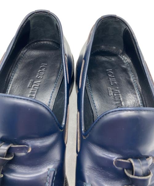 LOUIS VUITTON（ルイ ヴィトン）LOUIS VUITTON (ルイ ヴィトン) タッセルローファー ネイビー サイズ:25.5cmの古着・服飾アイテム