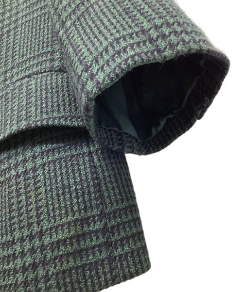 Burberry's（バーバリーズ）Burberry's (バーバリーズ) ダブルジャケット グリーン サイズ:17BRの古着・服飾アイテム