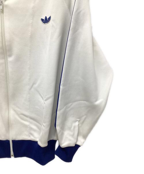 adidas（アディダス）adidas (アディダス) セットアップジャージ ホワイト×ブルー サイズ:4号の古着・服飾アイテム