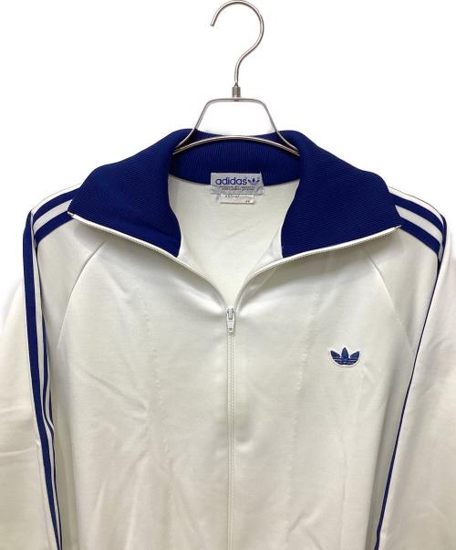 adidas（アディダス）adidas (アディダス) セットアップジャージ ホワイト×ブルー サイズ:4号の古着・服飾アイテム