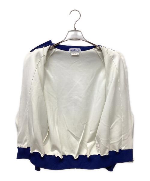 adidas（アディダス）adidas (アディダス) セットアップジャージ ホワイト×ブルー サイズ:4号の古着・服飾アイテム