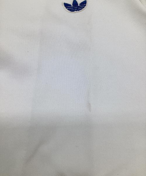 adidas（アディダス）adidas (アディダス) セットアップジャージ ホワイト×ブルー サイズ:4号の古着・服飾アイテム