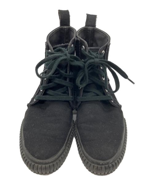 Y's（ワイズ）Y's (ワイズ) ハイカットスニーカー ブラック サイズ:SIZE 3 (24.5~25cm)の古着・服飾アイテム