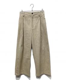 MAISON SPECIAL（メゾンスペシャル）の古着「コーデュロイパンツ」｜ベージュ