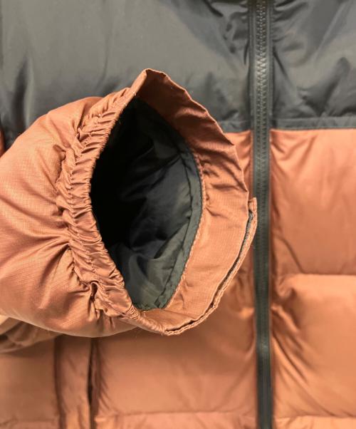 THE NORTH FACE（ザ ノース フェイス）THE NORTH FACE (ザ ノース フェイス) Short Nuptse Jacket ブラック×ブラウン サイズ:Lの古着・服飾アイテム