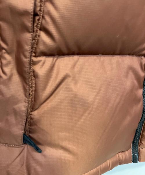 THE NORTH FACE（ザ ノース フェイス）THE NORTH FACE (ザ ノース フェイス) Short Nuptse Jacket ブラック×ブラウン サイズ:Lの古着・服飾アイテム