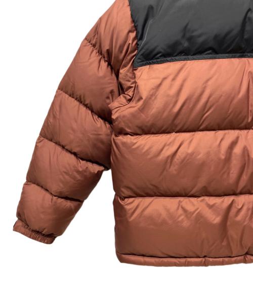 THE NORTH FACE（ザ ノース フェイス）THE NORTH FACE (ザ ノース フェイス) Short Nuptse Jacket ブラック×ブラウン サイズ:Lの古着・服飾アイテム
