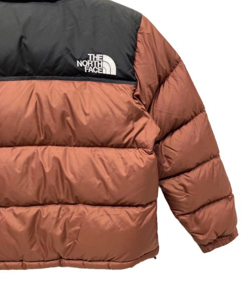 THE NORTH FACE（ザ ノース フェイス）THE NORTH FACE (ザ ノース フェイス) Short Nuptse Jacket ブラック×ブラウン サイズ:Lの古着・服飾アイテム