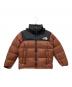 THE NORTH FACE（ザ ノース フェイス）の古着「Short Nuptse Jacket」｜ブラック×ブラウン