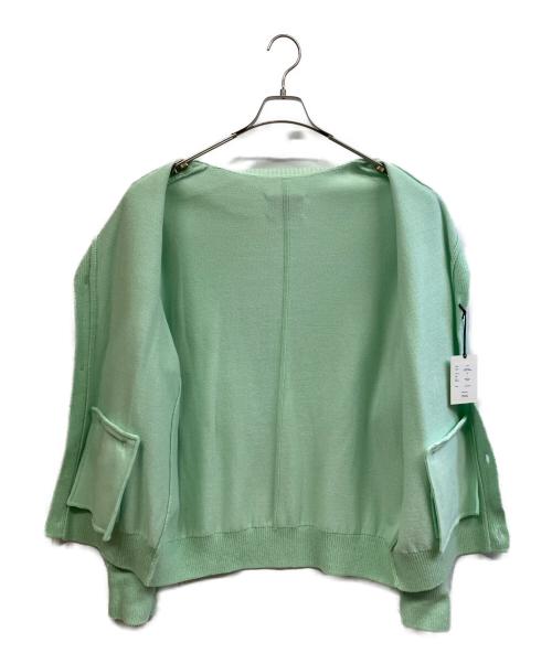 stein（シュタイン）stein (シュタイン) 厚手カーディガン グリーン サイズ:S 未使用品の古着・服飾アイテム