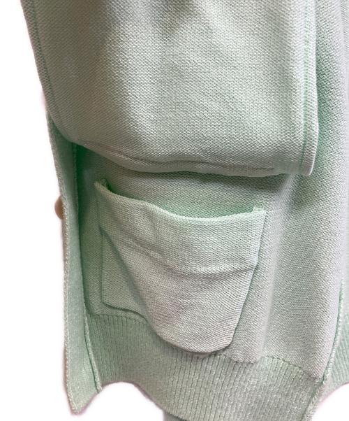 stein（シュタイン）stein (シュタイン) 厚手カーディガン グリーン サイズ:S 未使用品の古着・服飾アイテム