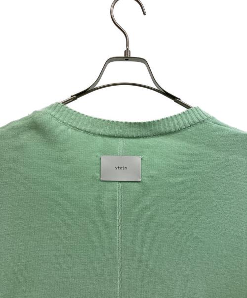 stein（シュタイン）stein (シュタイン) 厚手カーディガン グリーン サイズ:S 未使用品の古着・服飾アイテム