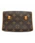 LOUIS VUITTON (ルイ ヴィトン) ウエストポーチ ブラウン：22000円