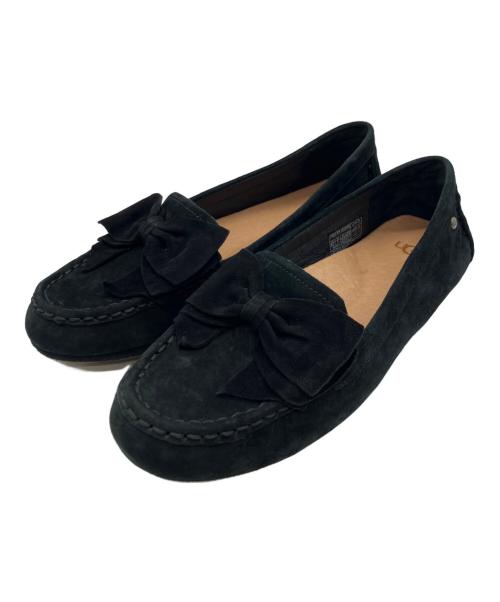 UGG（アグ）UGG (アグ) ローファー ブラック サイズ:23.5cmの古着・服飾アイテム