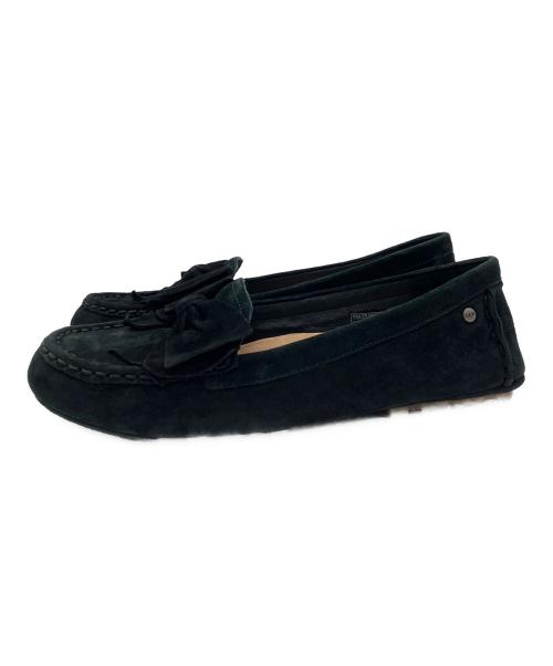 UGG（アグ）UGG (アグ) ローファー ブラック サイズ:23.5cmの古着・服飾アイテム