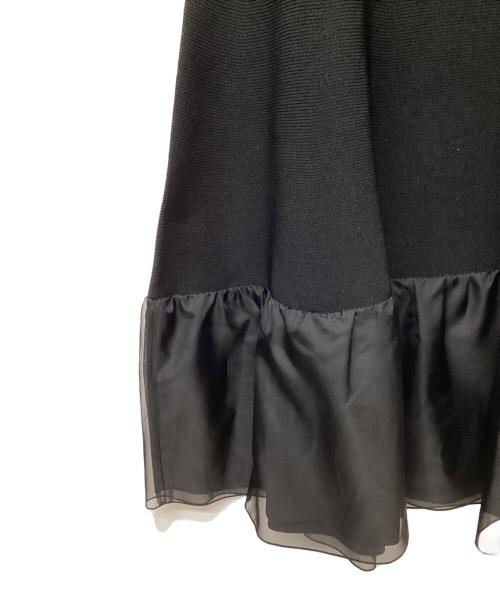 Jolie mignon（ジョリ―ミニョン）jolie mignon (ジョリ―ミニョン) ノースリーブ・キャミソールワンピース ブラック サイズ:記載なしの古着・服飾アイテム