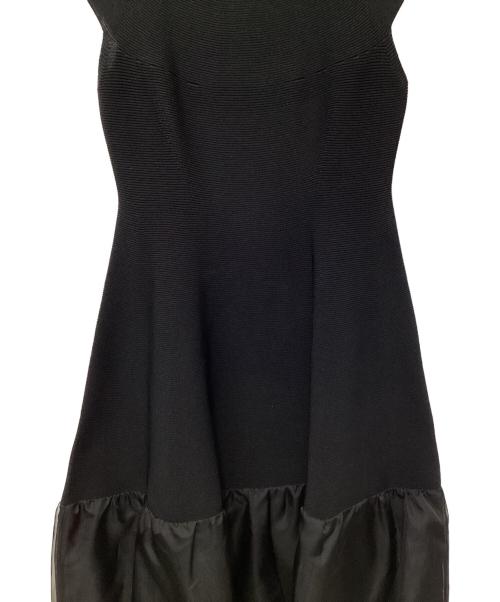 Jolie mignon（ジョリ―ミニョン）jolie mignon (ジョリ―ミニョン) ノースリーブ・キャミソールワンピース ブラック サイズ:記載なしの古着・服飾アイテム