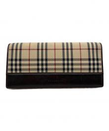 BURBERRY（バーバリー）の古着「長財布」｜ベージュ×ブラウン