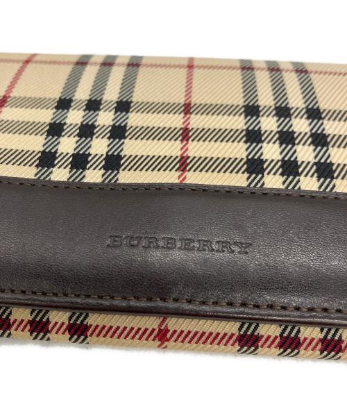 BURBERRY（バーバリー）BURBERRY (バーバリー) 長財布 ベージュ×ブラウンの古着・服飾アイテム