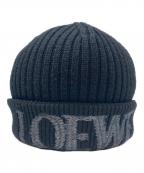 LOEWEロエベ）の古着「ロゴビーニー」｜ブラック