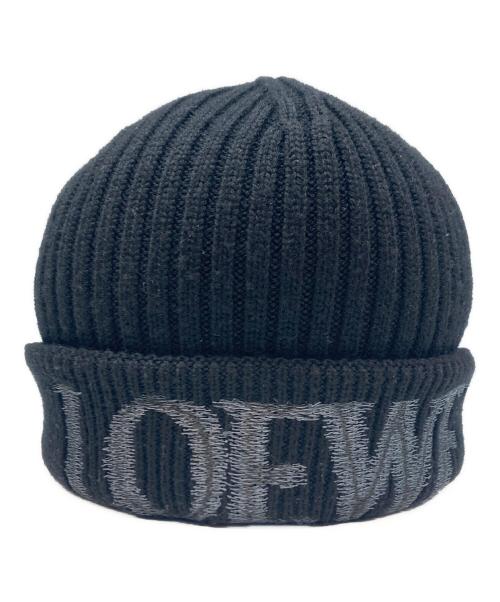 LOEWE（ロエベ）LOEWE (ロエベ) ロゴビーニー ブラックの古着・服飾アイテム