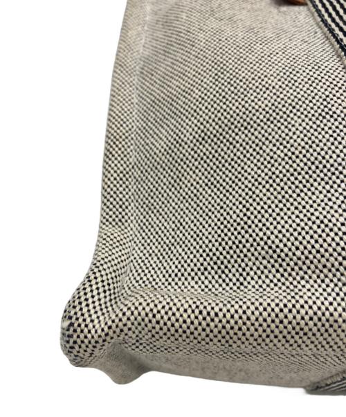 HERMES（エルメス）HERMES (エルメス) キャンバストートバッグ グレーの古着・服飾アイテム