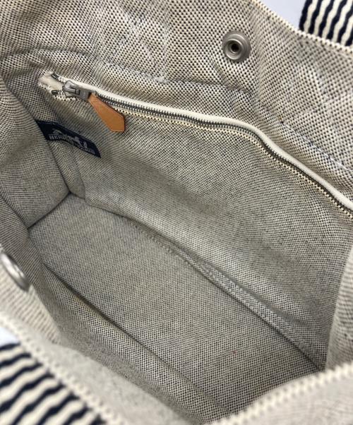 HERMES（エルメス）HERMES (エルメス) キャンバストートバッグ グレーの古着・服飾アイテム
