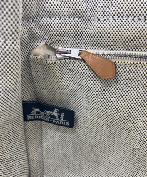 HERMES（エルメス）HERMES (エルメス) キャンバストートバッグ グレーの古着・服飾アイテム