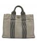HERMES (エルメス) キャンバストートバッグ グレー：18000円