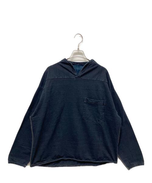 45R（フォーティファイブ・アール）45R (フォーティファイブ・アール) ロングスリーブTシャツ インディゴ サイズ:4の古着・服飾アイテム