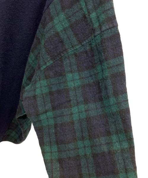 yoused Play Vintage（ユーズドプレイヴィンテージ）yoused Play Vintage (ユーズドプレイヴィンテージ) リメイクニット ネイビー サイズ:FREEの古着・服飾アイテム