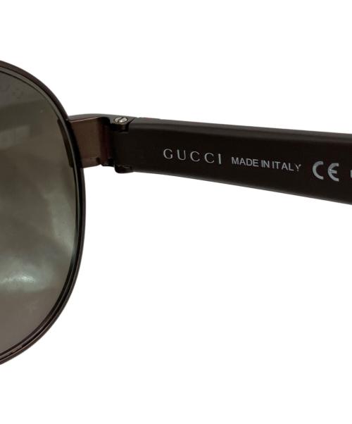 GUCCI（グッチ）GUCCI (グッチ) サングラス ブラウンの古着・服飾アイテム