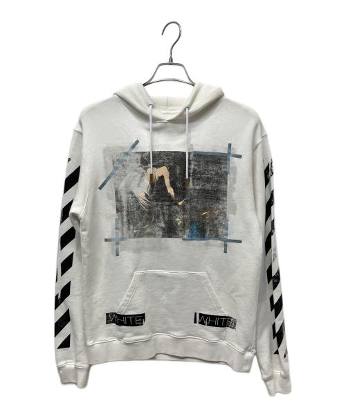 OFFWHITE（オフホワイト）OFFWHITE (オフホワイト) プルオーバーパーカー ホワイト サイズ:Sの古着・服飾アイテム
