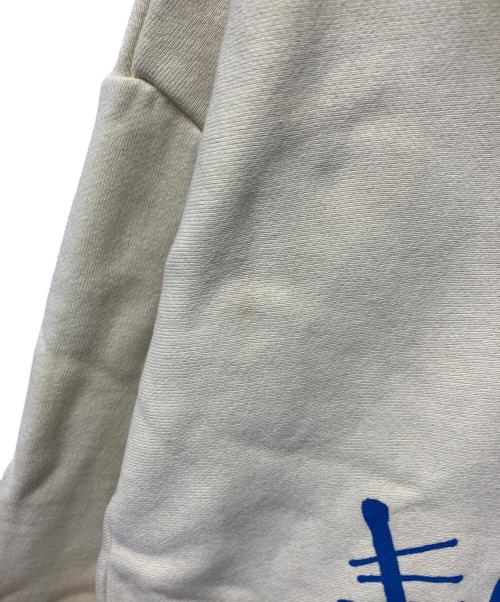 stussy（ステューシー）stussy (ステューシー) No Vacancy Inn (ノーバカンシーイン) プルオーバーパーカー アイボリー サイズ:Mの古着・服飾アイテム