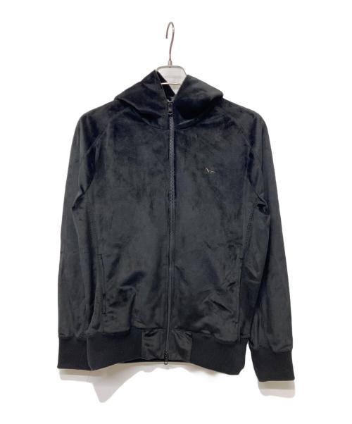 1piu1uguale3（ウノピュウノウグァーレトレ）1piu1uguale3 (ウノピュウノウグァーレトレ) ベロアジャージ ブラック サイズ:Vの古着・服飾アイテム