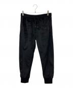 1piu1uguale3ウノピュウノウグァーレトレ）の古着「ベロアパンツ」｜ブラック