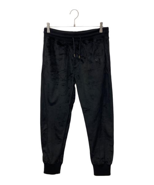 1piu1uguale3（ウノピュウノウグァーレトレ）1piu1uguale3 (ウノピュウノウグァーレトレ) ベロアパンツ ブラック サイズ:Vの古着・服飾アイテム